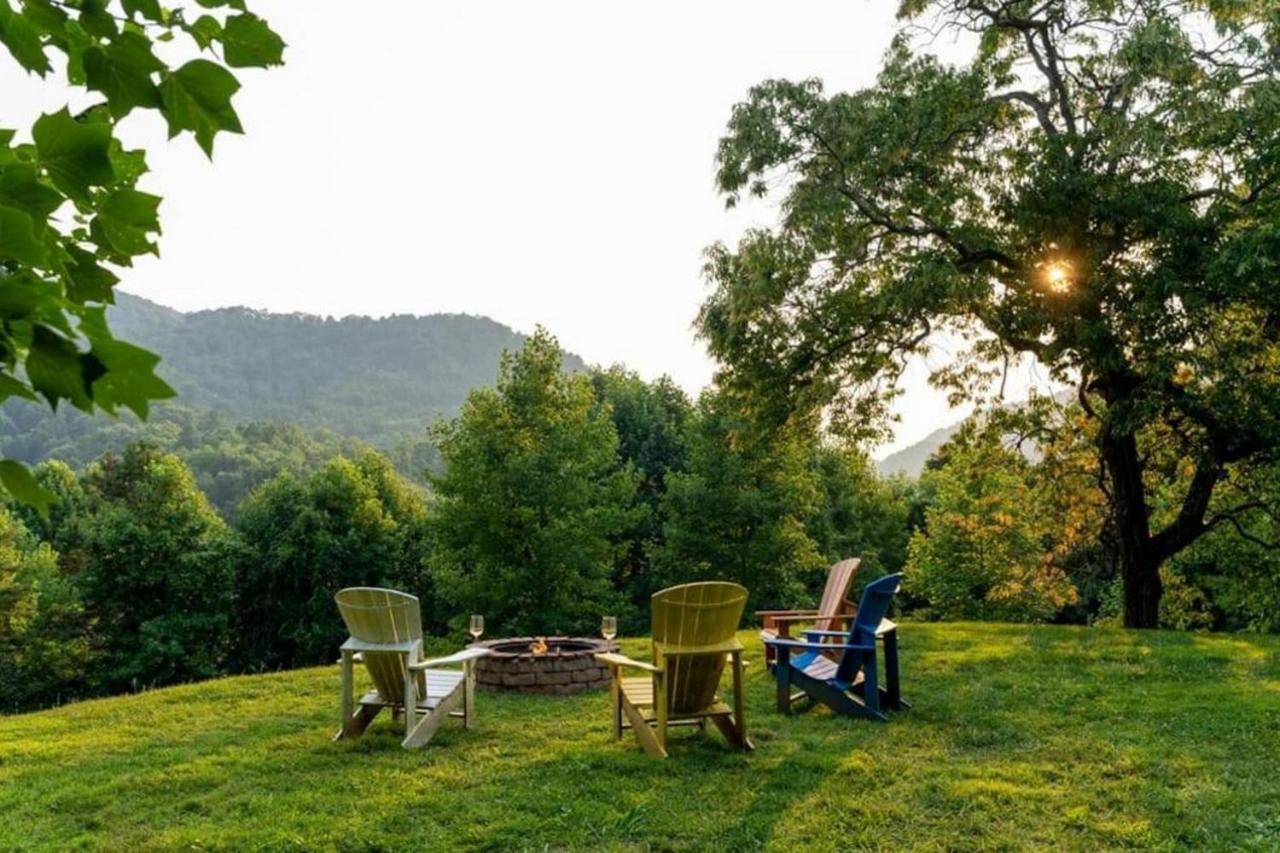 Log Cabin Stunning Mountain Views On 12 Acres Candler ภายนอก รูปภาพ